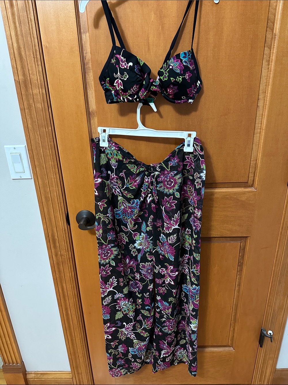 Flirty & Vibrant Victoria's Secret Swimwear Set! 🌺  36A Bikini Sheer Pants Small